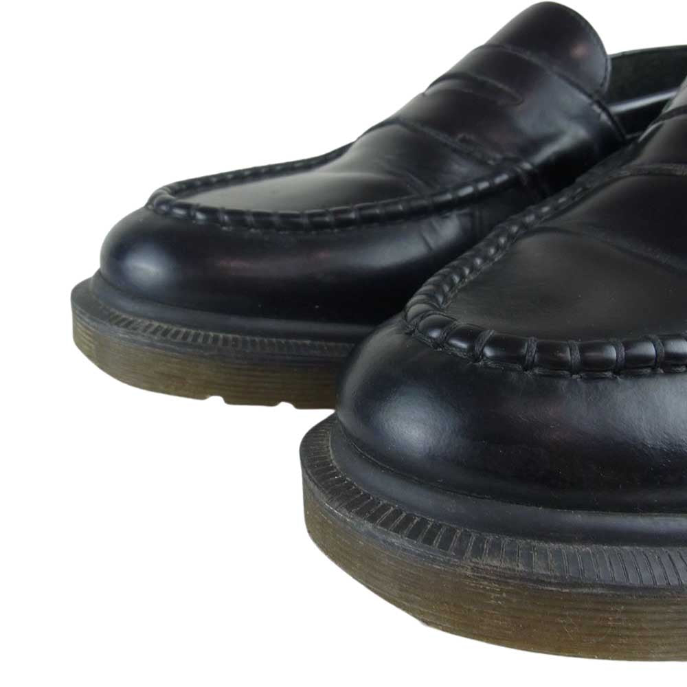 Dr.Martens ドクターマーチン ABBOT ペニー ローファー コインローファー ブラック系 UK6【中古】