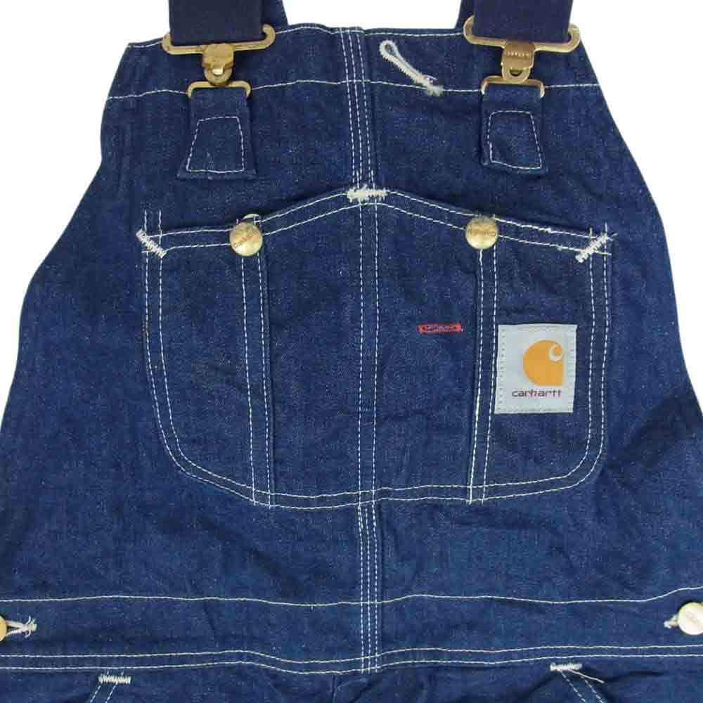 Carhartt カーハート メキシコ製 オーバーオール オールド ペインター パンツ ワーク インディゴ インディゴブルー系 34【中古】