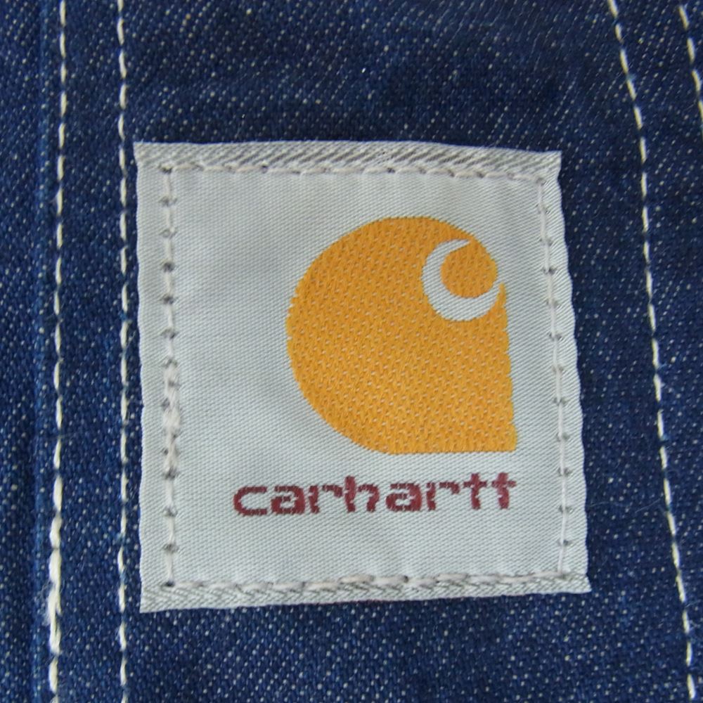 Carhartt カーハート メキシコ製 オーバーオール オールド ペインター パンツ ワーク インディゴ インディゴブルー系 34【中古】