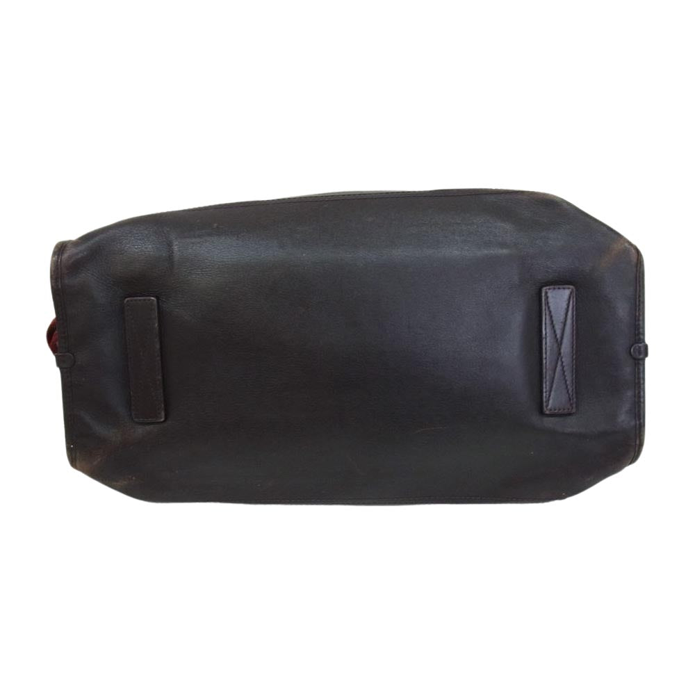 BALLY バリー 2WAY レザー ショルダー バッグ ビジネス  ブラウン系【中古】