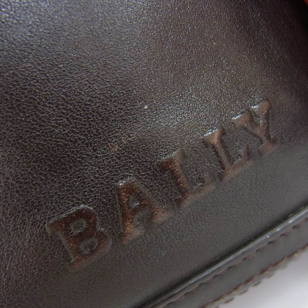 BALLY バリー 2WAY レザー ショルダー バッグ ビジネス  ブラウン系【中古】