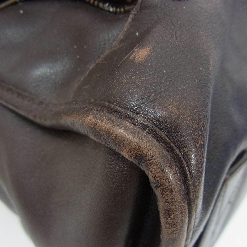 BALLY バリー 2WAY レザー ショルダー バッグ ビジネス  ブラウン系【中古】