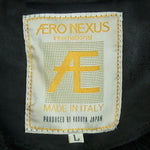 KADOYA カドヤ AERO NEXUS エアロネクサス 本革 レザー ジャケット イタリア製 ブラック系 L 50【中古】