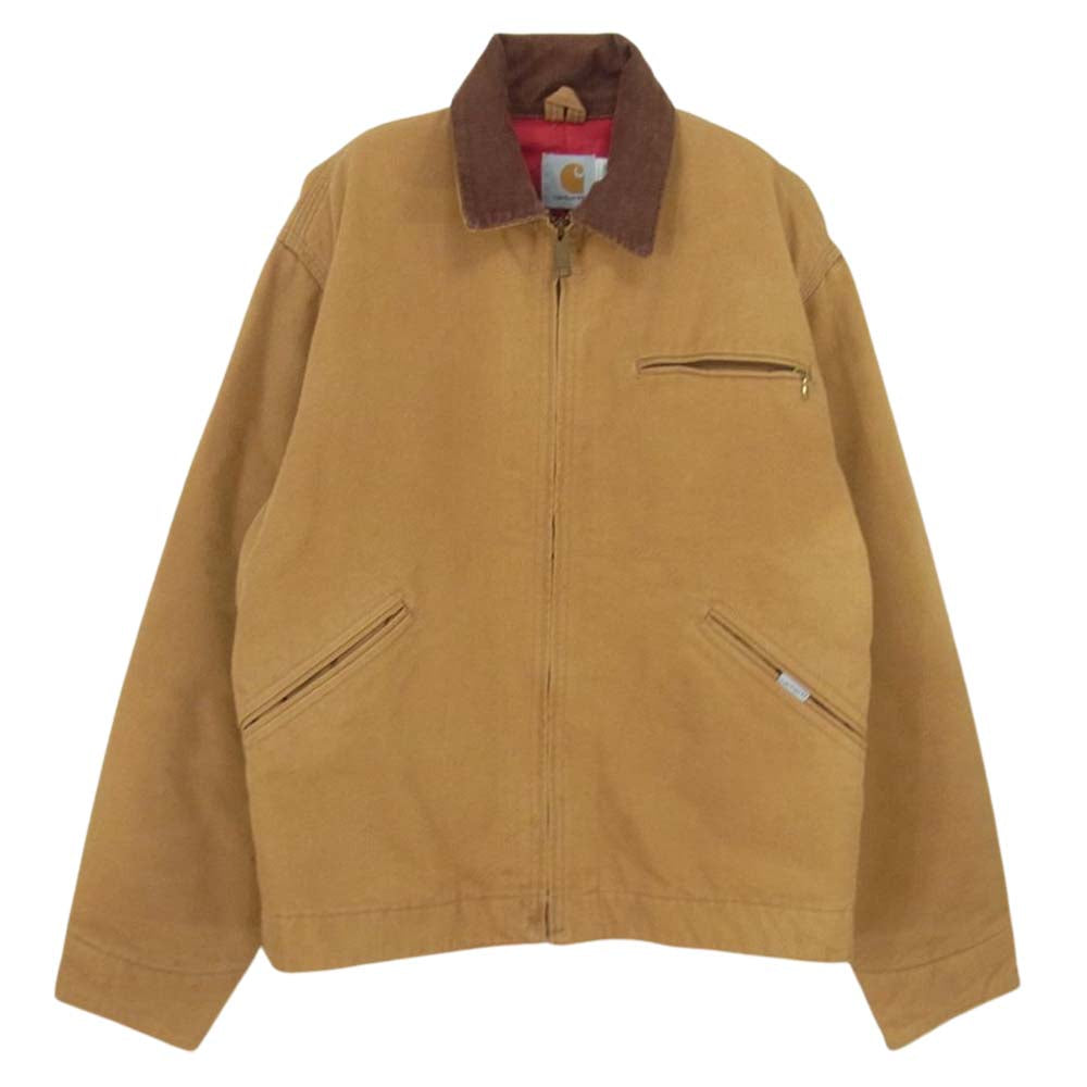 Carhartt カーハート 6QLJ USA製 DETROIT JACKET デトロイト ジャケット  ブラウン系 38【中古】