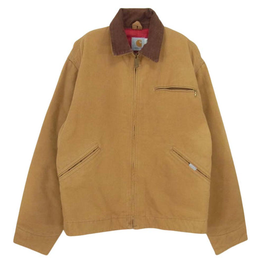 Carhartt カーハート 6QLJ USA製 DETROIT JACKET デトロイト ジャケット  ブラウン系 38【中古】