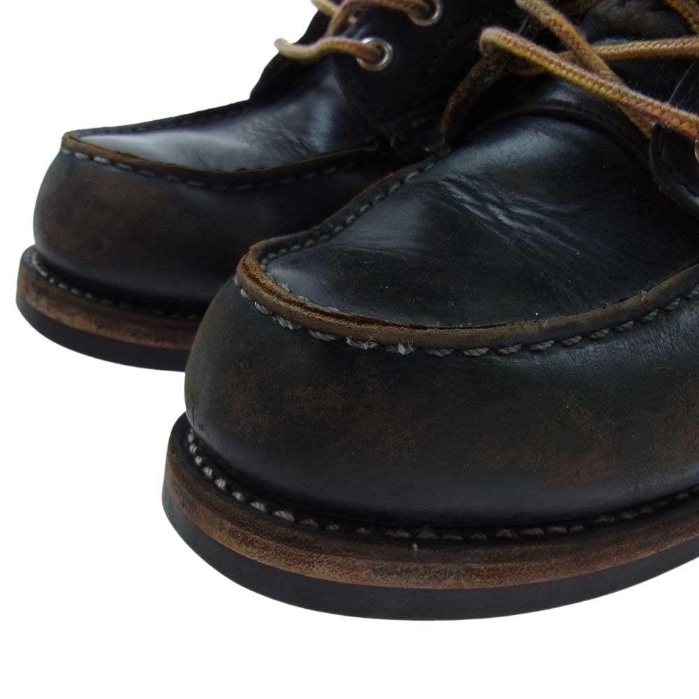 RED WING レッドウィング 羽タグ Uチップ ビブラムソール カスタム アイリッシュセッター ７HOLE  ワークブーツ ブラック系 7 1/2 D【中古】
