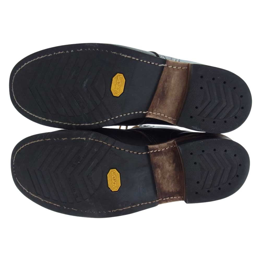 RED WING レッドウィング 羽タグ Uチップ ビブラムソール カスタム アイリッシュセッター ７HOLE  ワークブーツ ブラック系 7 1/2 D【中古】