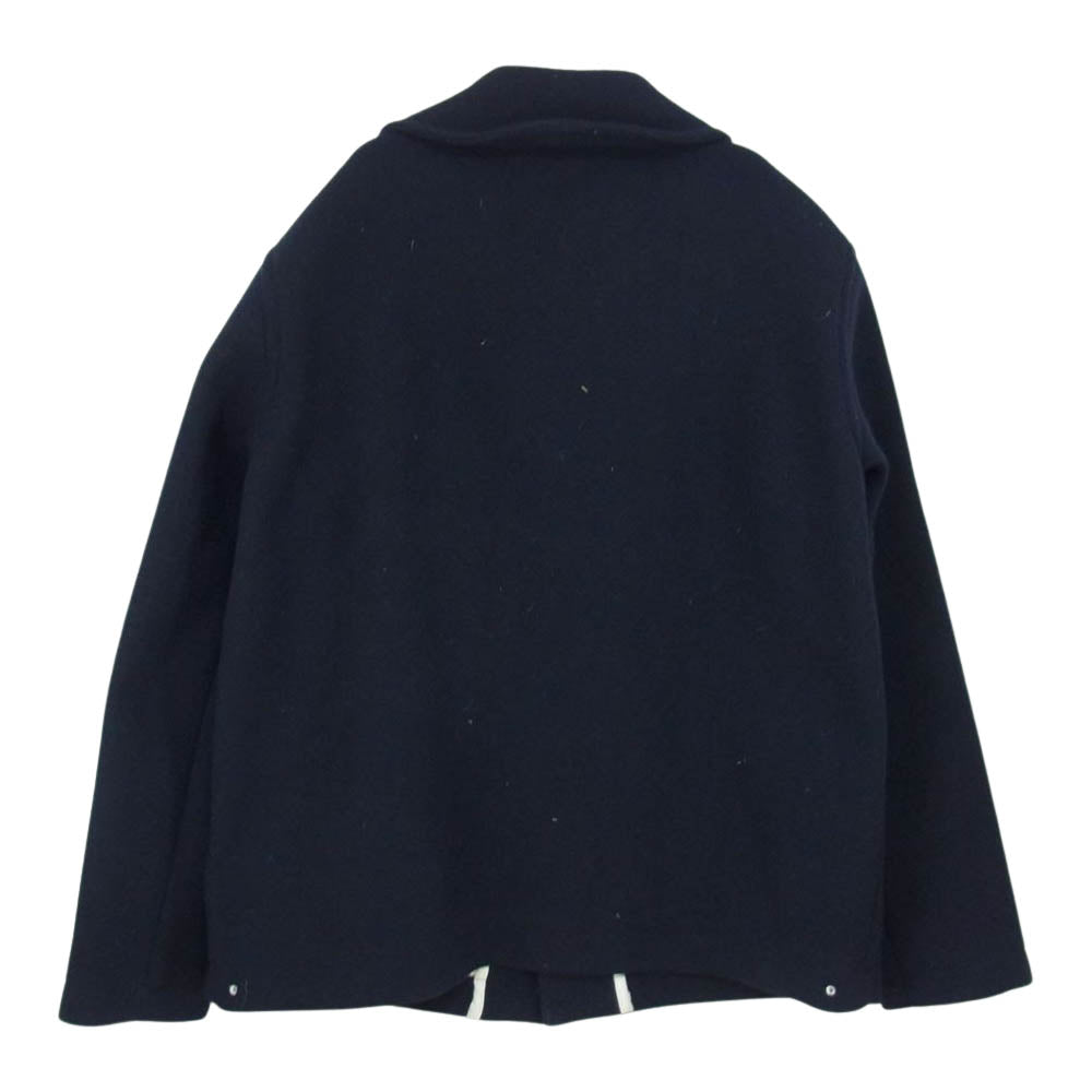 SUGAR CANE シュガーケーン SC11635 ウール ショール カラー ジャケット ネイビー系 40【中古】