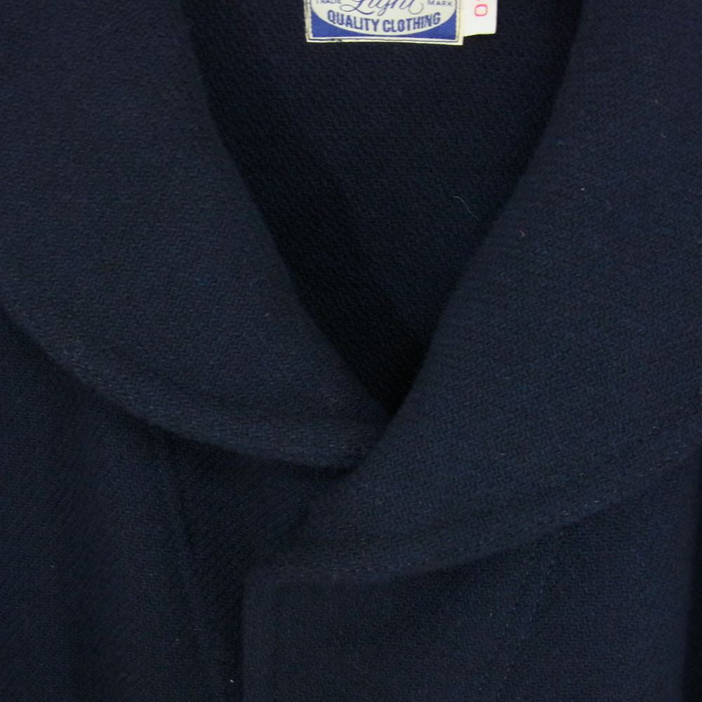 SUGAR CANE シュガーケーン SC11635 ウール ショール カラー ジャケット ネイビー系 40【中古】