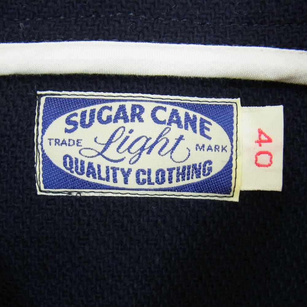 SUGAR CANE シュガーケーン SC11635 ウール ショール カラー ジャケット ネイビー系 40【中古】
