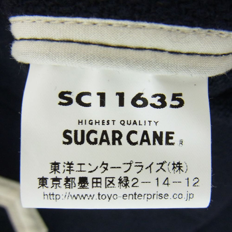 SUGAR CANE シュガーケーン SC11635 ウール ショール カラー ジャケット ネイビー系 40【中古】