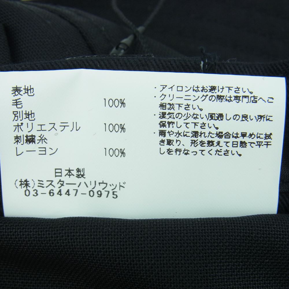 N.HOOLYWOOD エヌハリウッド AC27-097-Sspeg 47 フォーティーセブン COMPILE コンパイル バケット ハット 帽子 ブラック系 ONE【新古品】【未使用】【中古】
