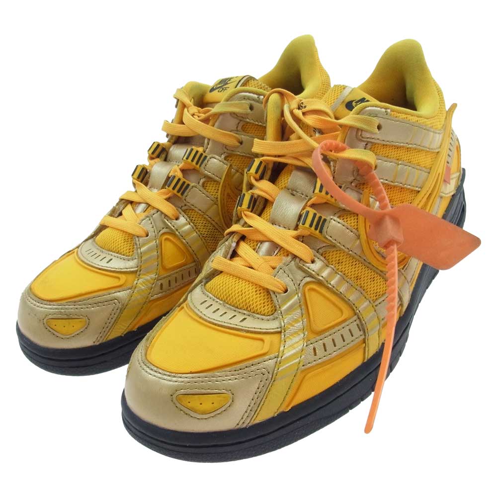 NIKE ナイキ CU6015-700 OFF-WHITE オフホワイト AIR RUBBER DUNK OW エア ラバー ダンク スニーカー イエロー系 26.5cm【中古】