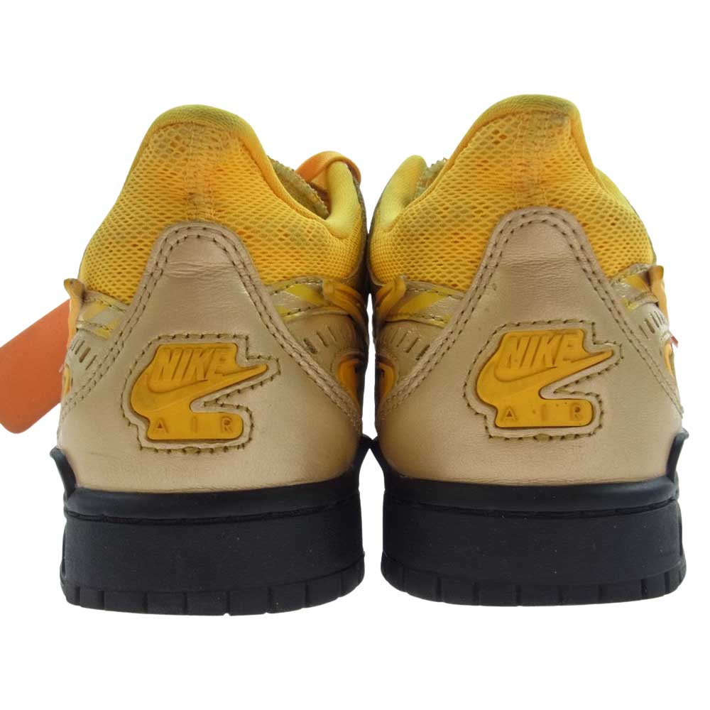 NIKE ナイキ CU6015-700 OFF-WHITE オフホワイト AIR RUBBER DUNK OW エア ラバー ダンク スニーカー イエロー系 26.5cm【中古】