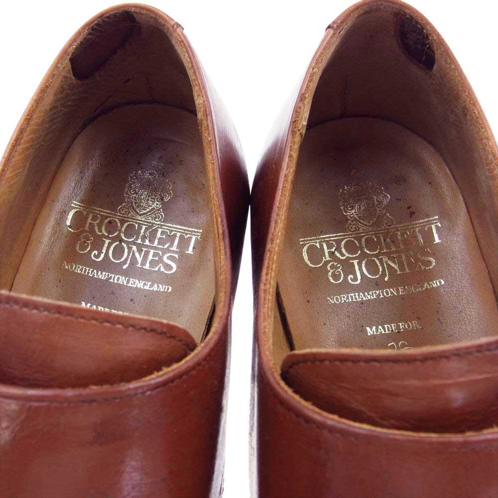 CROCKETT&JONES クロケットアンドジョーンズ LOWNDES 5170 ロウンズ 348ラスト ダブルモンクストラップ ダイナイトソール シューズ ブラウン系 UK:7E【中古】