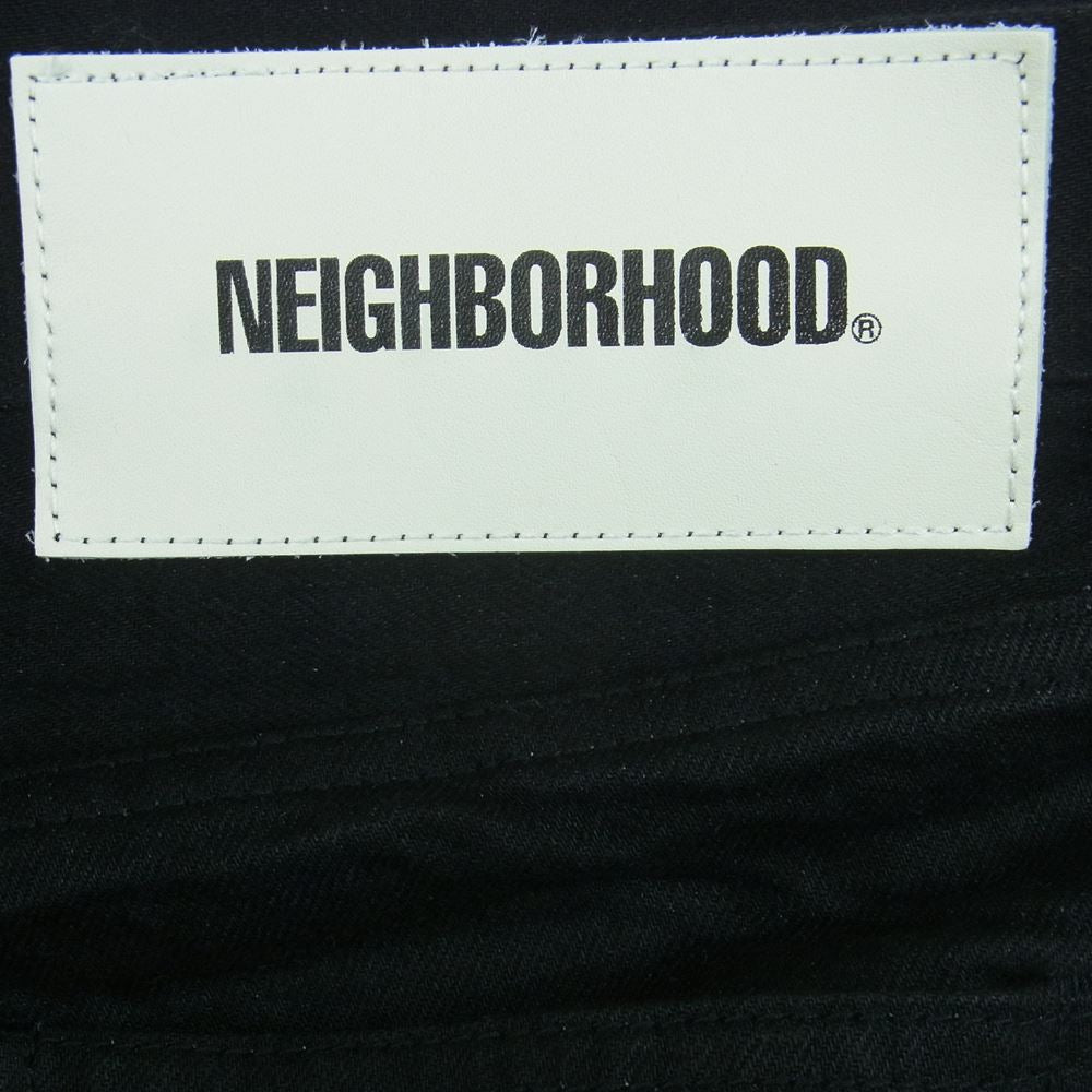 NEIGHBORHOOD ネイバーフッド 23SS 231SPNH-PTM01S SKINNY DENIM PANTS スキニー デニム パンツ 日本製 ブラック系 M【美品】【中古】