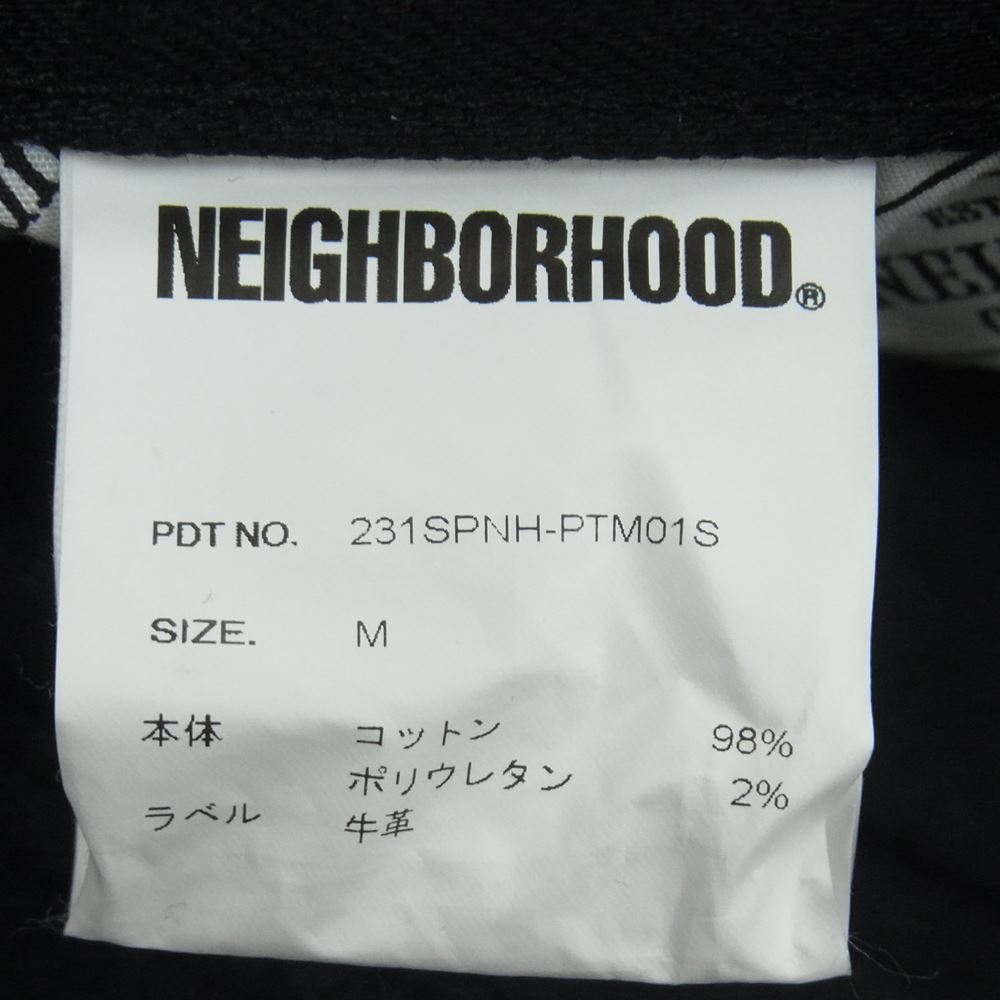 NEIGHBORHOOD ネイバーフッド 23SS 231SPNH-PTM01S SKINNY DENIM PANTS スキニー デニム パンツ 日本製 ブラック系 M【美品】【中古】