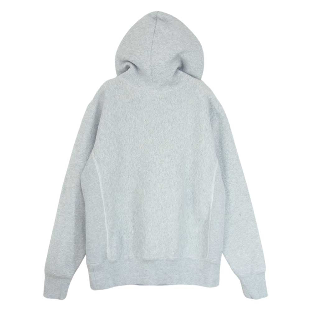Champion チャンピオン 単色青タグ REVERSE WEAVE リバースウィーブ プルオーバー パーカー フーディ グレー系 L【中古】
