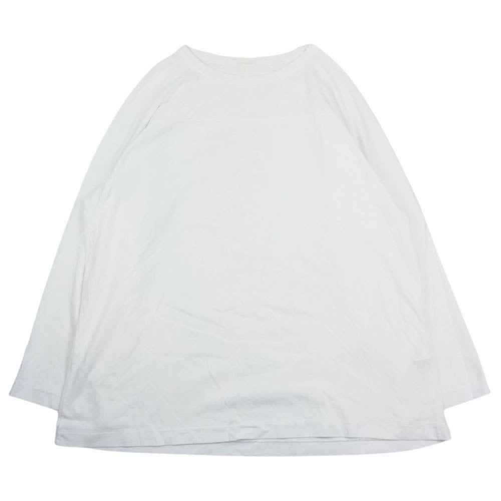 COMOLI コモリ 20AW S03-05003 フットボール 長袖 Tシャツ ホワイト サイズ3 ホワイト系 3【中古】