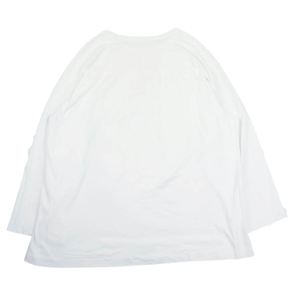 COMOLI コモリ 20AW S03-05003 フットボール 長袖 Tシャツ ホワイト サイズ3 ホワイト系 3【中古】