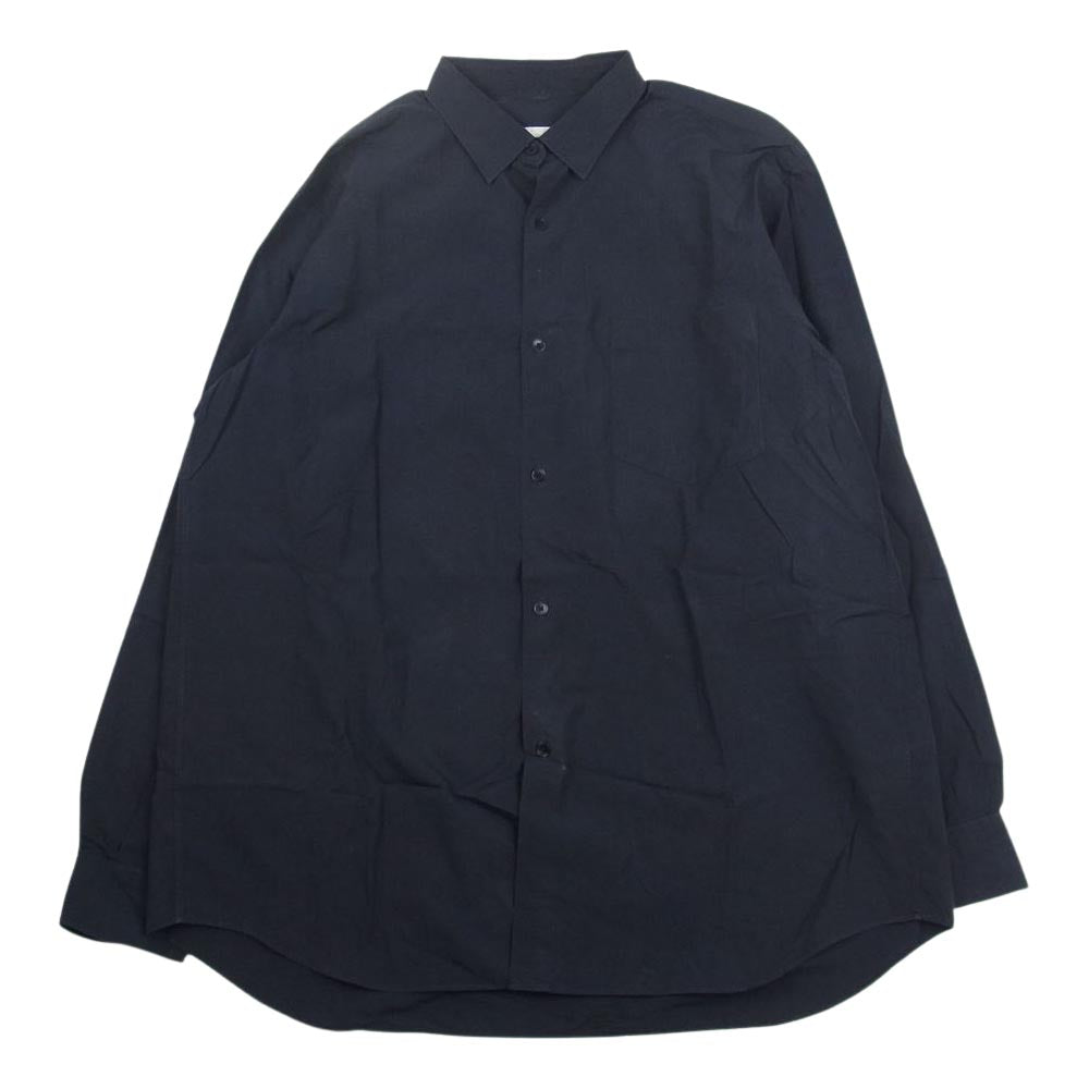 COMOLI コモリ 20SS R01-02001 コットン コモリシャツ ネイビー サイズ3 ネイビー系 3【中古】