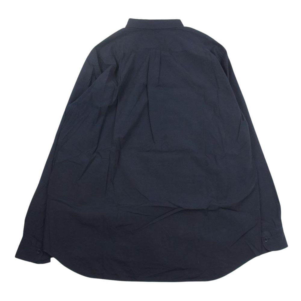 COMOLI コモリ 20SS R01-02001 コットン コモリシャツ ネイビー サイズ3 ネイビー系 3【中古】