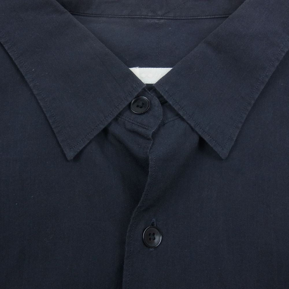 【美品】COMOLI コモリシャツ NAVY(ネイビー）サイズ2 20ss