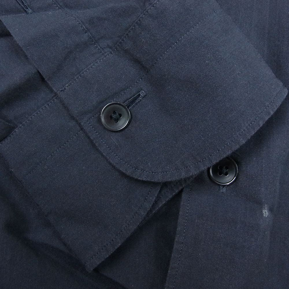 COMOLI コモリ 20SS R01-02001 コットン コモリシャツ ネイビー サイズ3 ネイビー系 3【中古】