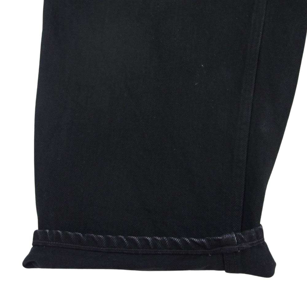 COMOLI コモリ 19AW Q03-03005 ベルテッド デニム パンツ ブラック サイズ2 ブラック系 2【中古】