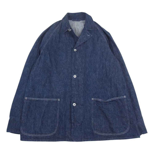 COMOLI コモリ 21AW U03-01013 デニム ワーク ジャケット サイズ3 インディゴブルー系 3【中古】
