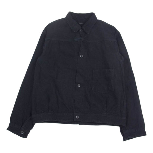 COMOLI コモリ 20AW S03-01012 1st Tracker Denim Jacket トラッカー デニム ジャケット サイズ3 ブラック系 3【中古】