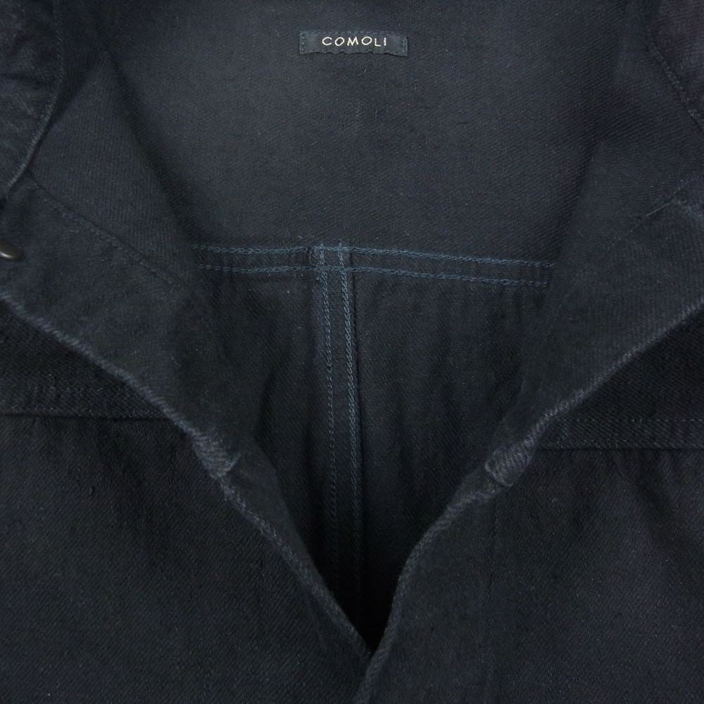 COMOLI コモリ 20AW S03-01012 1st Tracker Denim Jacket トラッカー デニム ジャケット サイズ3 ブラック系 3【中古】