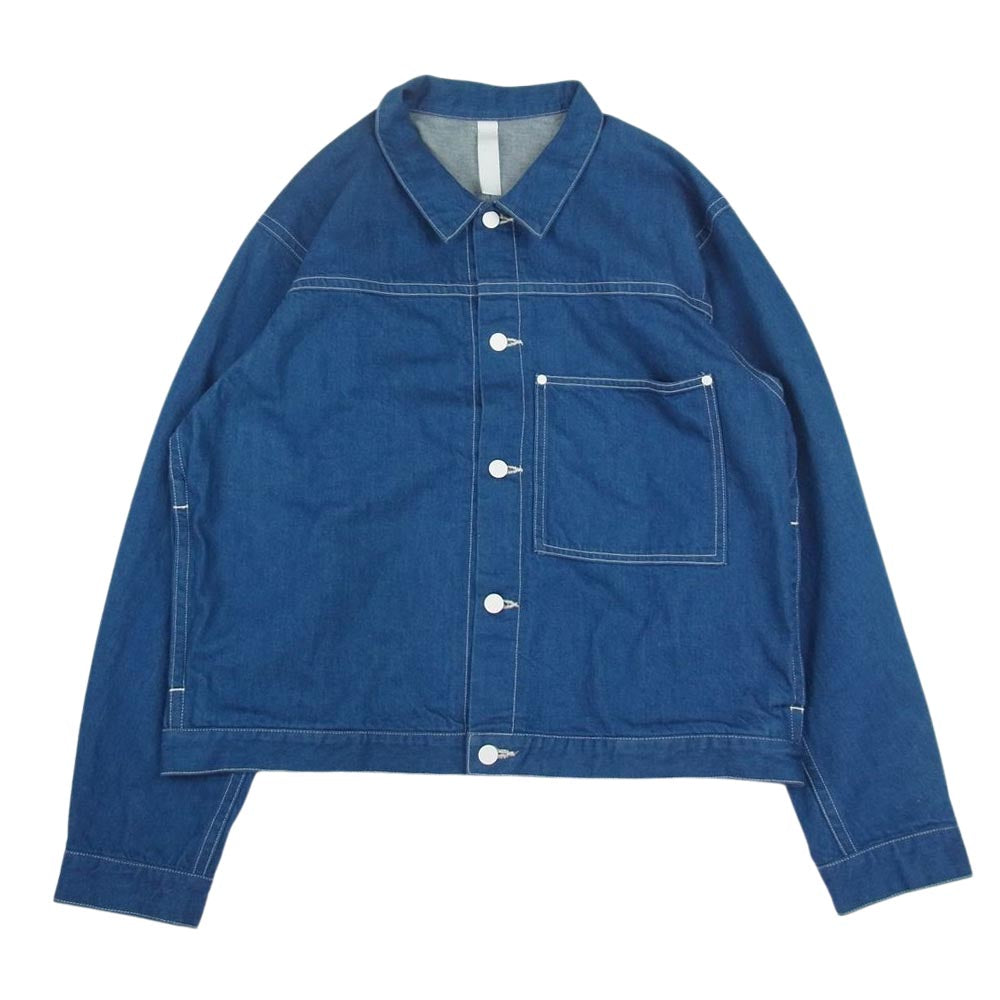 シンヤコズカ AS 1ST WAS デニム ジャケット インディゴブルー系 S【中古】