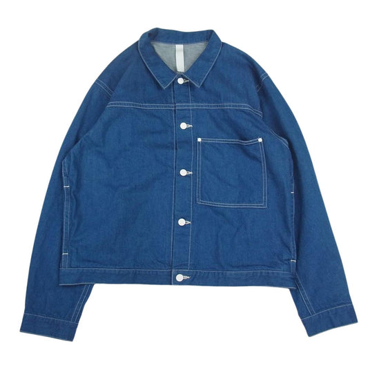 シンヤコズカ AS 1ST WAS デニム ジャケット インディゴブルー系 S【中古】