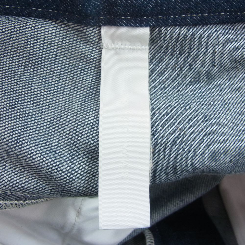 シンヤコズカ AS 1ST WAS デニム ワイド パンツ インディゴブルー系 S【中古】