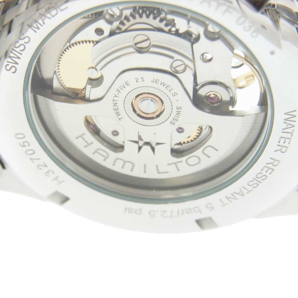 HAMILTON ハミルトン H32705121 Jazzmaster Open Heart Auto ジャズマスター ビューマチック オープンハート オート 自動巻き 腕時計 シルバー系【中古】