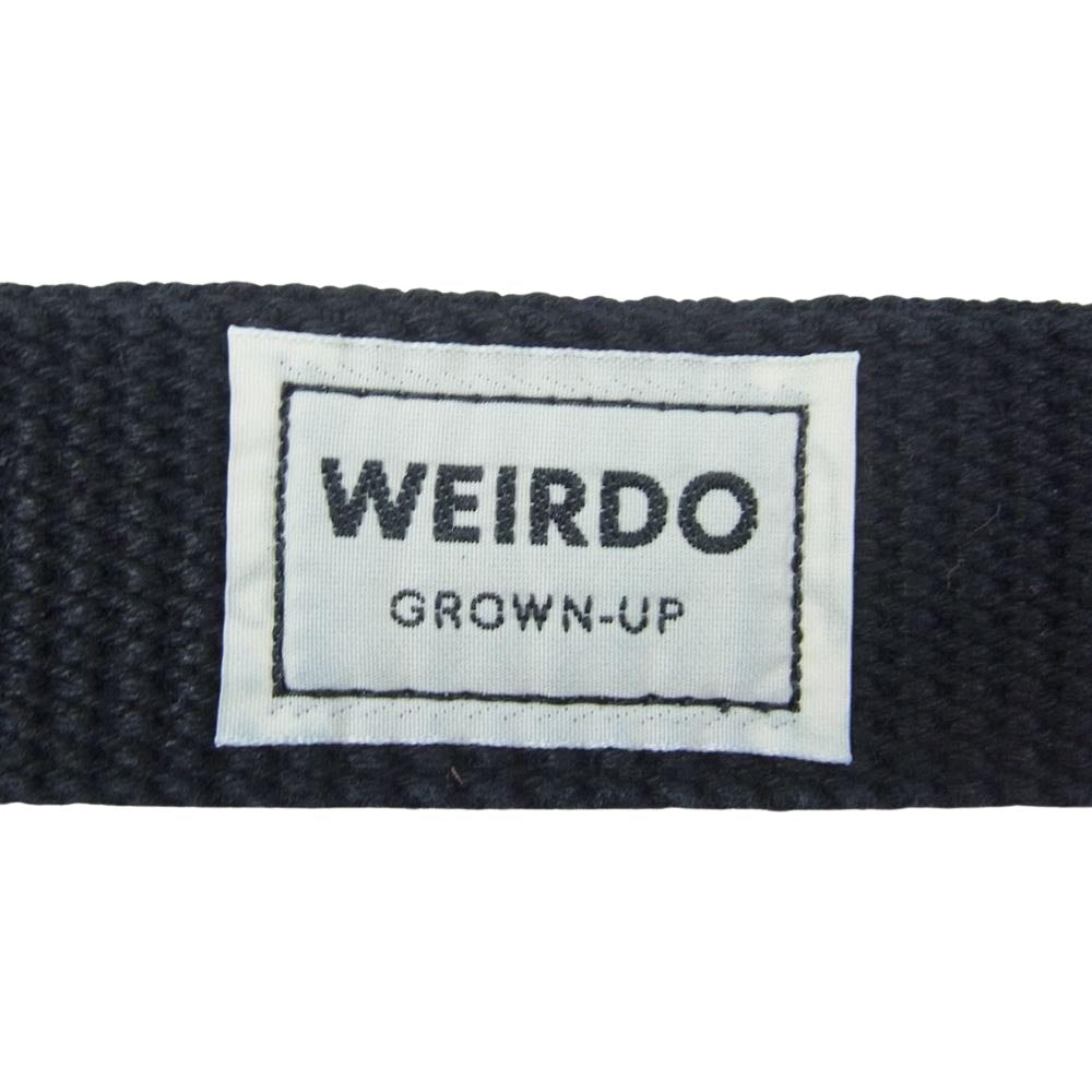 WEIRDO ウィアード WRD-18-AW-G11 HOT WRD BELT ガチャ ベルト ブラック系 F【美品】【中古】