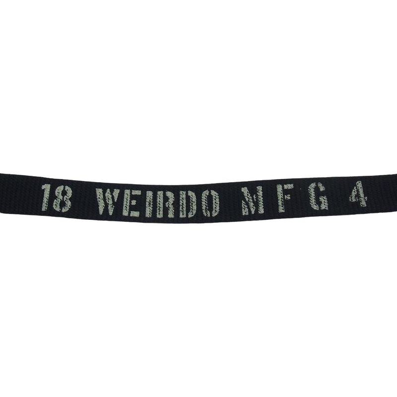 WEIRDO ウィアード WRD-18-AW-G11 HOT WRD BELT ガチャ ベルト ブラック系 F【美品】【中古】