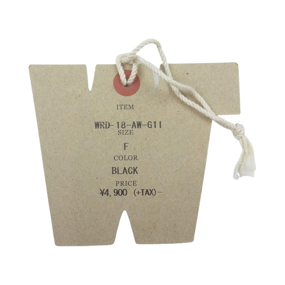 WEIRDO ウィアード WRD-18-AW-G11 HOT WRD BELT ガチャ ベルト ブラック系 F【美品】【中古】