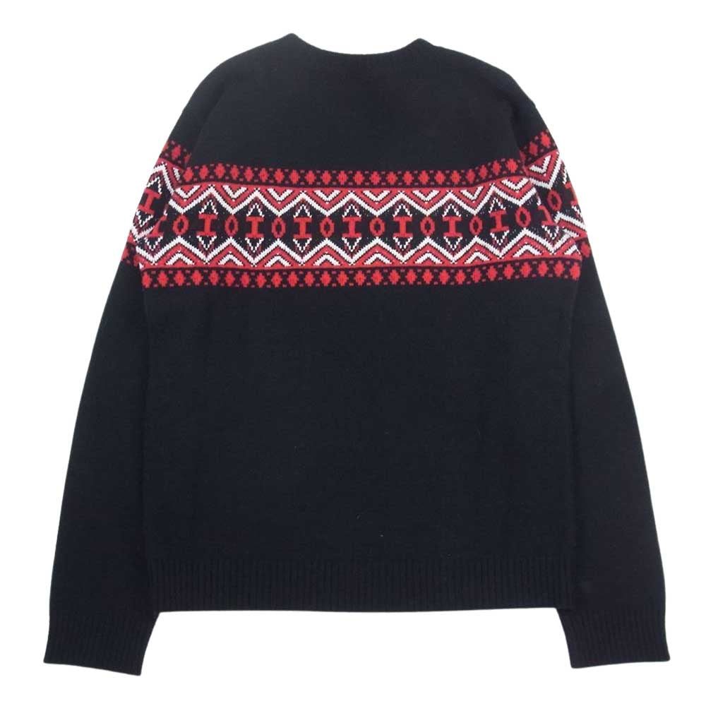 RATS ラッツ ノルディック柄 ウール ニット ブラック系 L【中古】