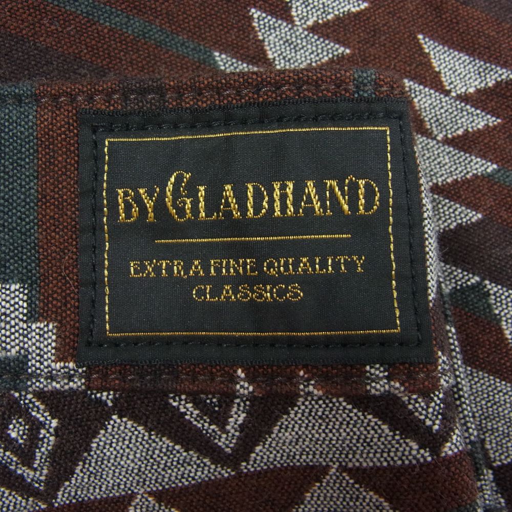 GANGSTERVILLE ギャングスタービル BYGH-16-SS-06 ネイティブ柄 ショート パンツ ハーフ エンジ系 M【中古】