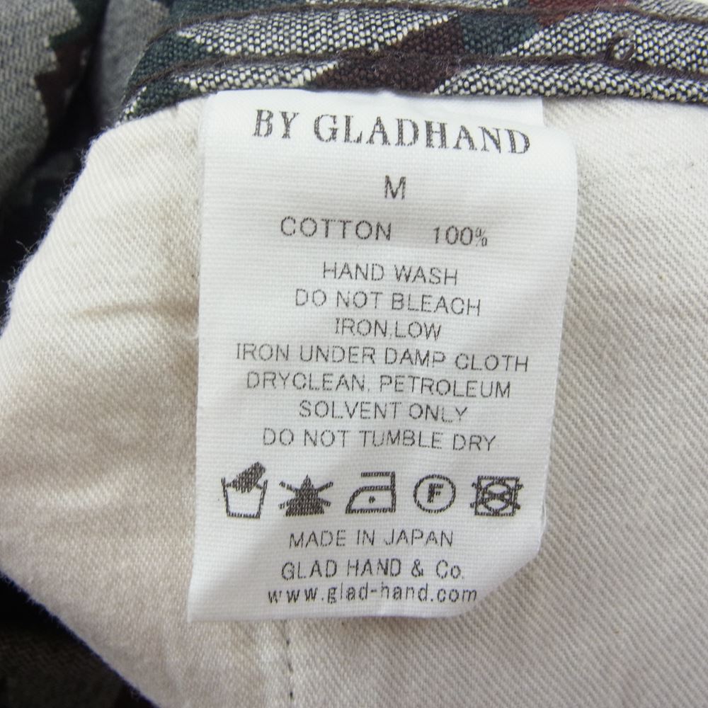 GANGSTERVILLE ギャングスタービル BYGH-16-SS-06 ネイティブ柄 ショート パンツ ハーフ エンジ系 M【中古】