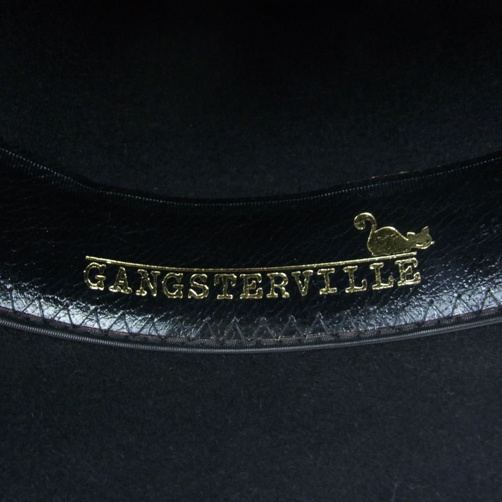 GANGSTERVILLE ギャングスタービル ハット ブラック系 L【中古】