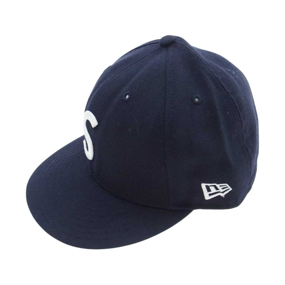 Supreme シュプリーム 08SS S Logo World Famous New Era Cap ニューエラ キャップ ワールドフェイマス ネイビー系 7 2/1（59.6cm）【中古】