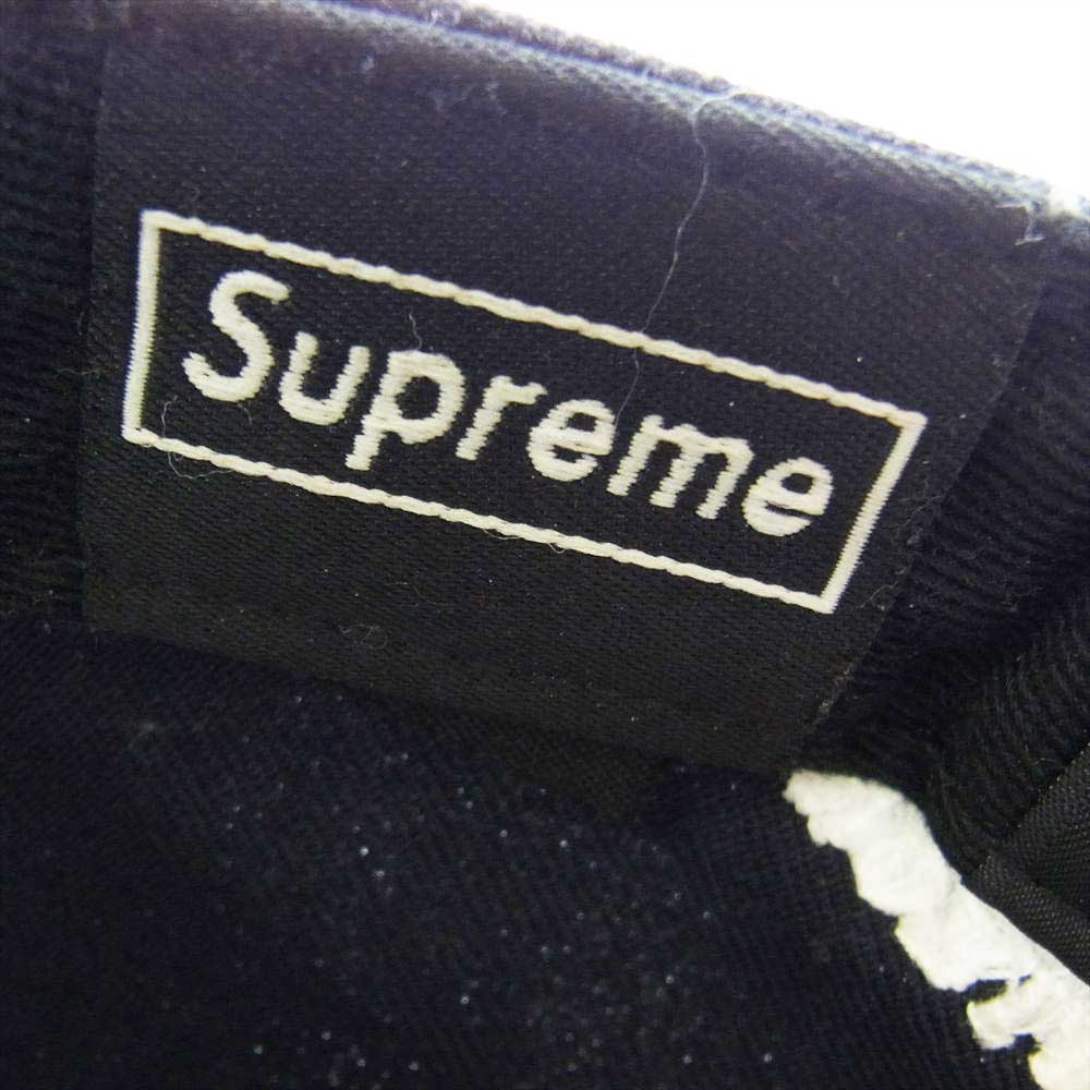 Supreme シュプリーム 08SS S Logo World Famous New Era Cap ニューエラ キャップ ワールドフェイマス ネイビー系 7 2/1（59.6cm）【中古】