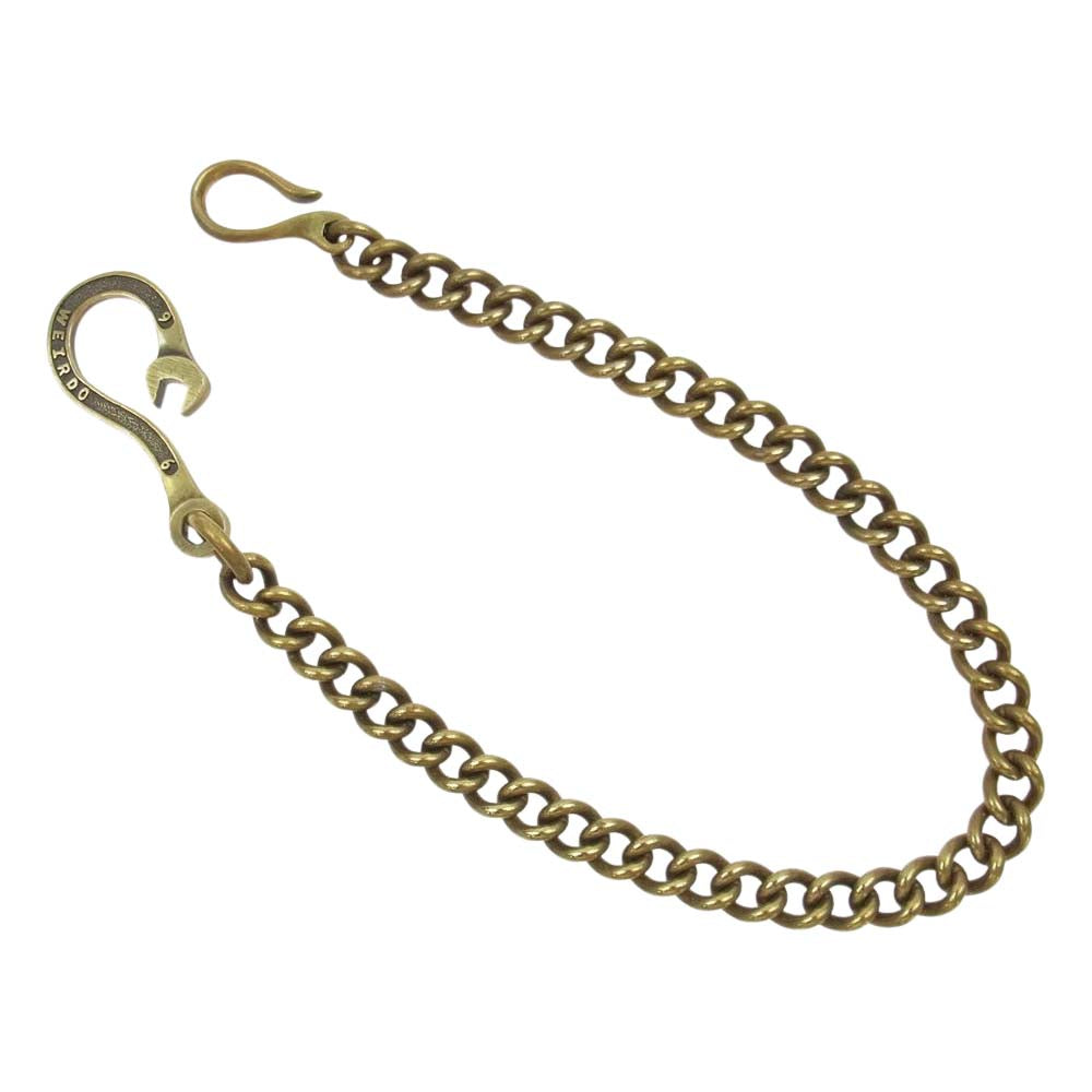 WEIRDO ウィアード 真鍮 brass スパナ フック ウォレット チェーン ゴールド系【中古】