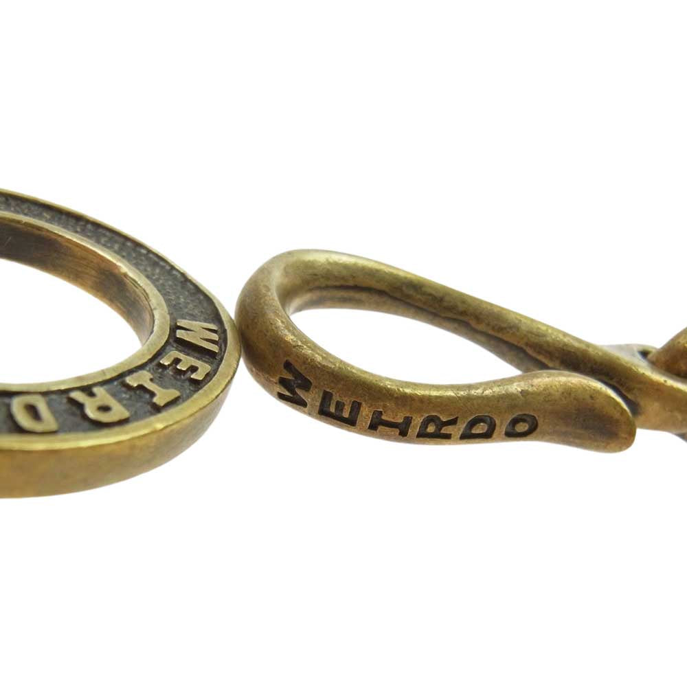 WEIRDO ウィアード 真鍮 brass スパナ フック ウォレット チェーン ゴールド系【中古】
