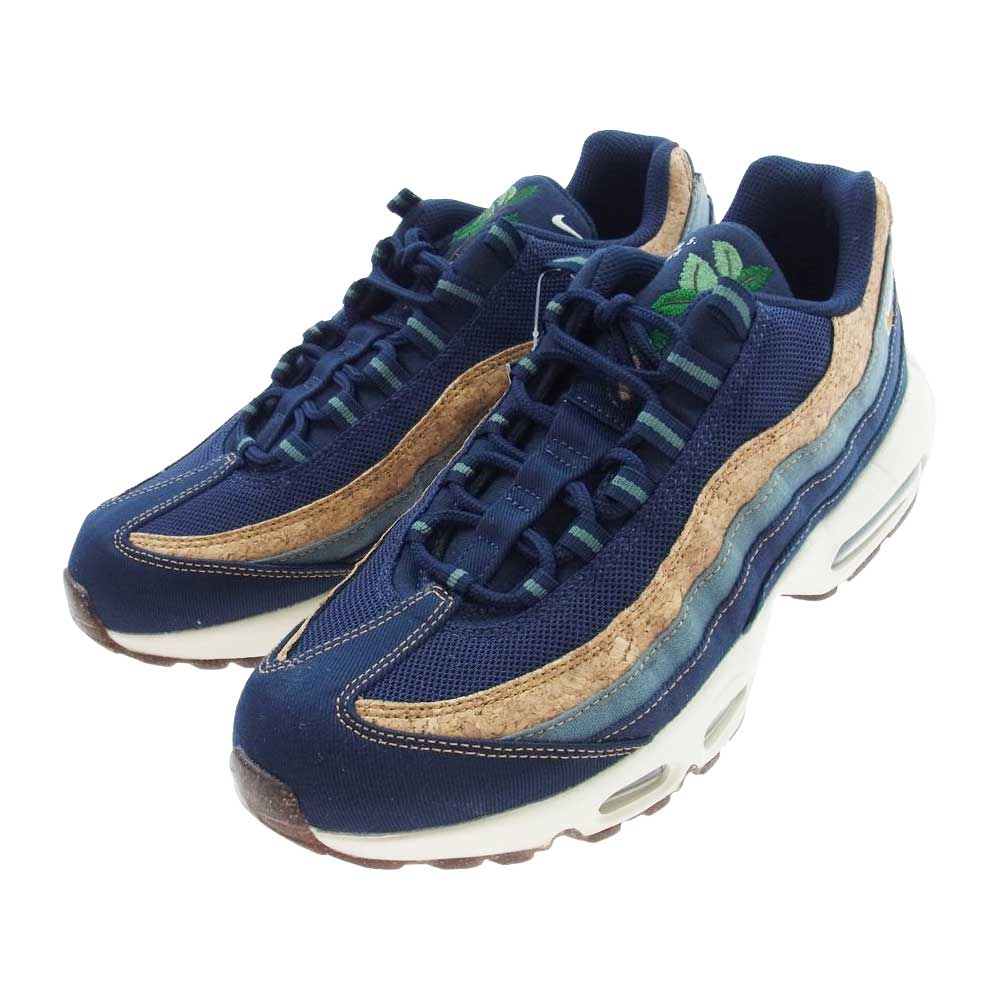 NIKE ナイキ DC3991-400 AIR MAX 95 SE CORK OBSIDIAN エアマックス95 SE コルク オブシディアン ローカットスニーカー ネイビー系 27.5cm【極上美品】【中古】