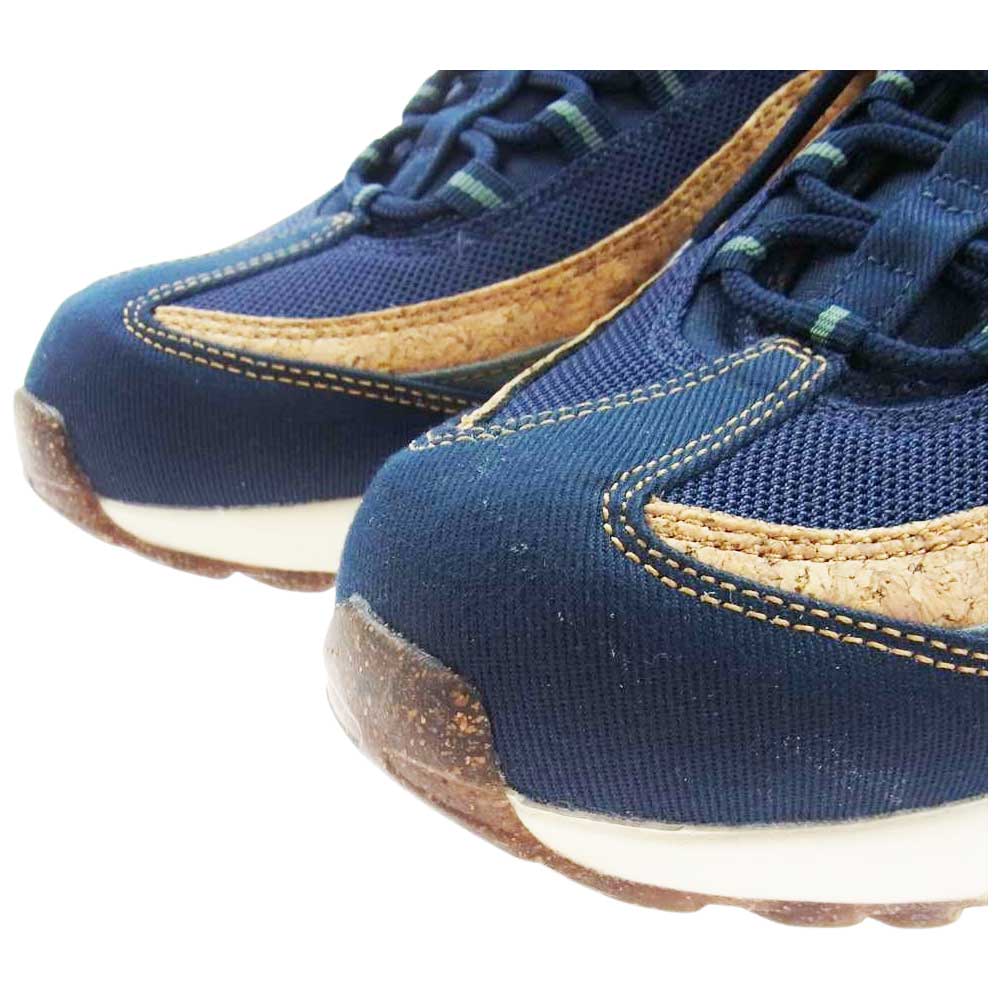 NIKE ナイキ DC3991-400 AIR MAX 95 SE CORK OBSIDIAN エアマックス95 SE コルク オブシディアン ローカットスニーカー ネイビー系 27.5cm【極上美品】【中古】