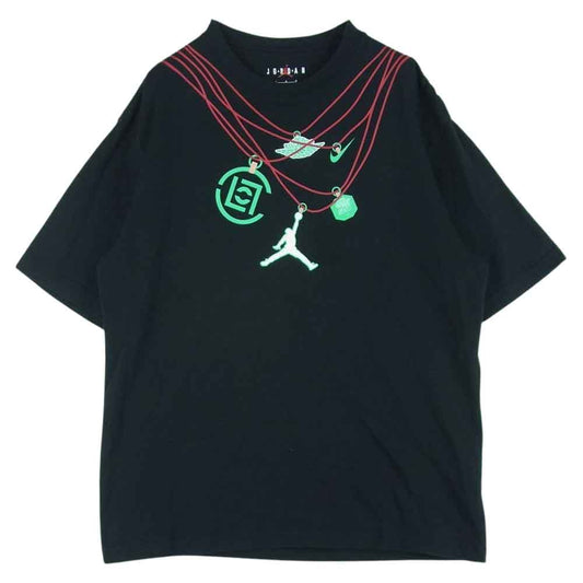 NIKE ナイキ DJ9741-010 JORDAN BRAND AS M J CLT SS TEE ジョーダン ブランド ネックレス デザイン 半袖 Tシャツ ブラック系 L【中古】